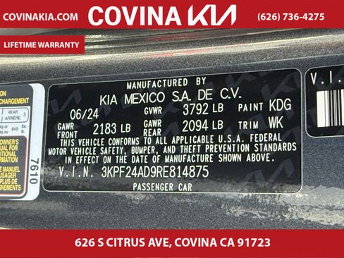 Certified 2024 Kia Forte LXS image 29
