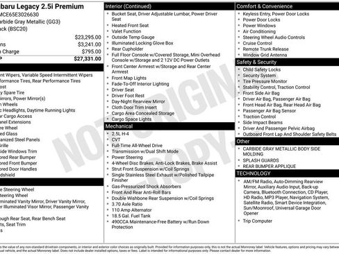 Used 2014 Subaru Legacy 2.5i Premium image 38