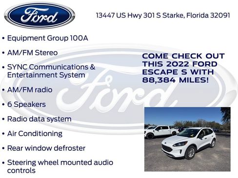 Certified 2022 Ford Escape S image 17