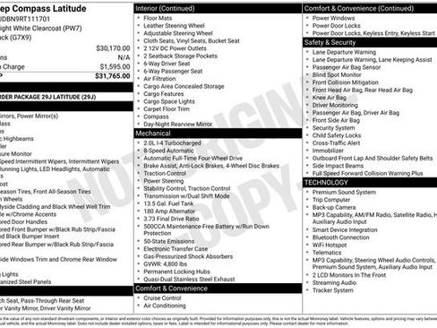 Used 2024 Jeep Compass Latitude AWD/4WD image 2