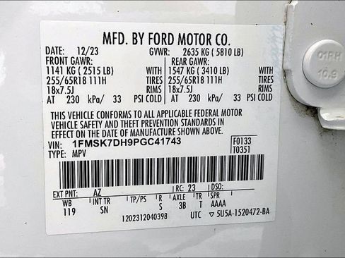Used 2023 Ford Explorer XLT w/ Equipment Group 202A RWD image 32