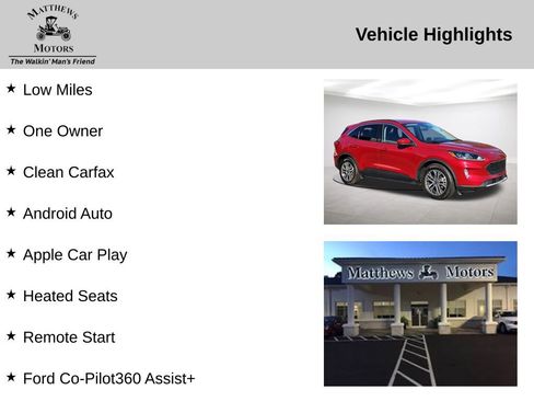 Used 2022 Ford Escape SEL w/ Technology Package image 14