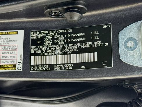 Certified 2019 Toyota 4Runner Limited AWD/4WD image 34
