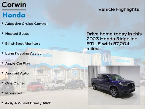 Used 2023 Honda Ridgeline RTL-E image 6