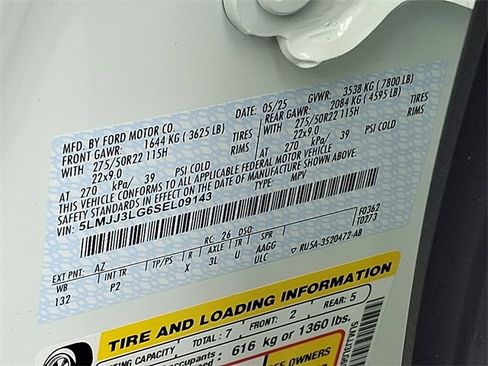 Certified 2025 Lincoln Navigator L Reserve w/ Jet Appearance Package image 23