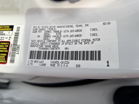 New 2026 Toyota Sequoia Platinum image 14