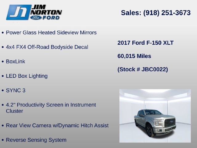 Used 2017 Ford F150 XLT w/ Equipment Group 302A Luxury AWD/4WD image 17