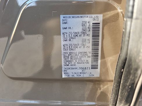 Used 2023 Nissan Pathfinder Platinum AWD/4WD image 37