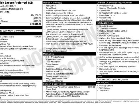 Used 2019 Buick Encore Preferred image 25