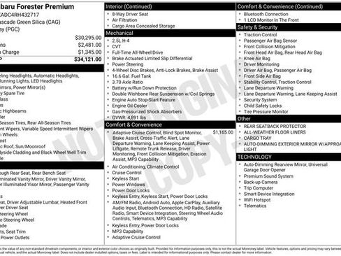 Certified 2024 Subaru Forester Premium AWD/4WD image 13