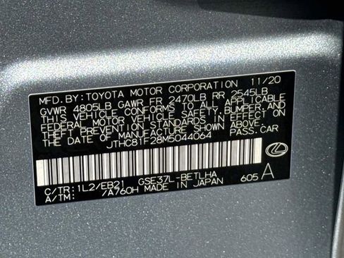 Used 2021 Lexus IS 300 AWD w/ Comfort Package image 12