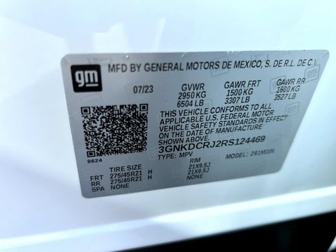 Certified 2024 Chevrolet Blazer EV RS AWD/4WD image 26