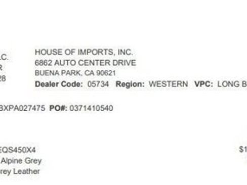 Certified 2023 Mercedes-Benz EQS 450+ 4MATIC SUV image 4