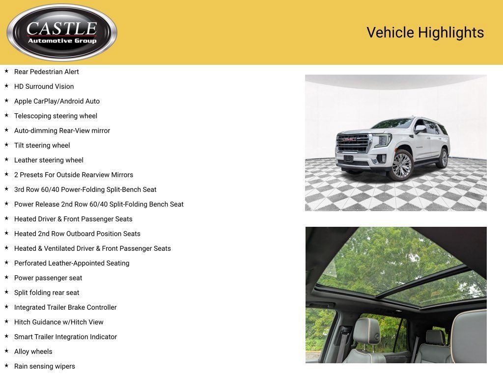 Used 2022 GMC Yukon SLT w/ SLT Premium Package AWD/4WD image 13