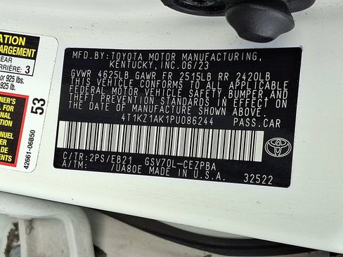 Used 2023 Toyota Camry TRD w/ TRD Package w/JBL Audio FWD image 28