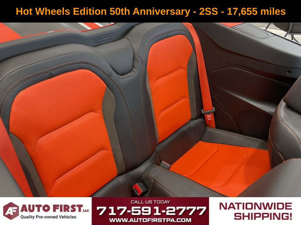 Used 2018 Chevrolet Camaro SS w/ Hot Wheels Edition RWD image 29