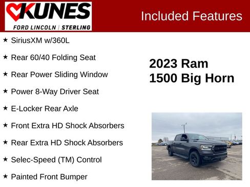 Used 2023 RAM 1500 Big Horn image 3