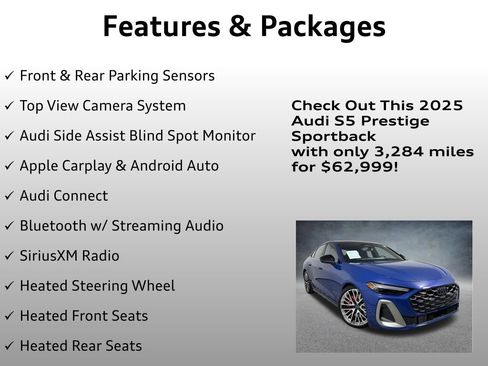 Used 2025 Audi S5 Prestige w/ Prestige Package AWD/4WD image 8