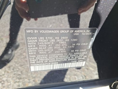 New 2026 Volkswagen Atlas SE image 25