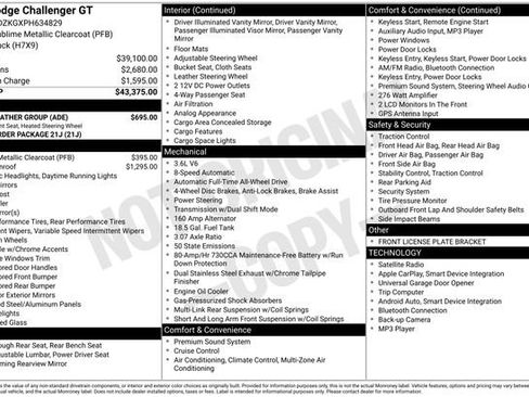Used 2023 Dodge Challenger GT w/ Cold Weather Group image 12