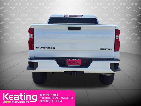 Used 2024 Chevrolet Silverado 1500 Custom w/ LPO, Dark Essentials Package RWD image 6