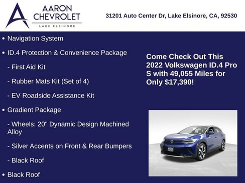 Used 2022 Volkswagen ID.4 Pro S w/ Gradient Package image 5