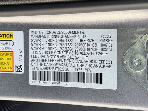 New 2026 Honda CR-V Sport image 21