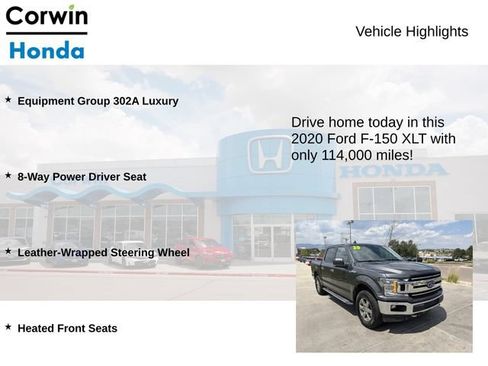 Used 2020 Ford F150 XLT w/ Equipment Group 302A Luxury AWD/4WD image 7