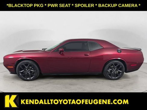 Used 2022 Dodge Challenger SXT w/ Blacktop Package RWD image 2