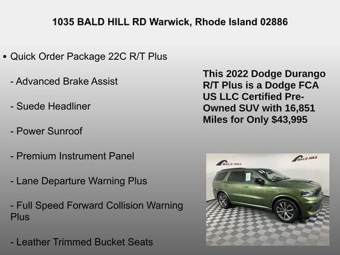 Used 2022 Dodge Durango R/T w/ Tow 'N Go Package image 7