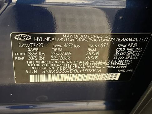 Used 2020 Hyundai Santa Fe SEL w/ Convenience + Premium Package FWD image 30