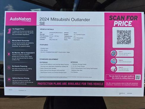 Used 2024 Mitsubishi Outlander Sport SE AWD/4WD image 23