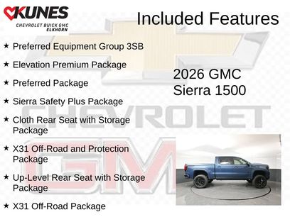 New 2026 GMC Sierra 1500 Elevation w/ Elevation Premium Package