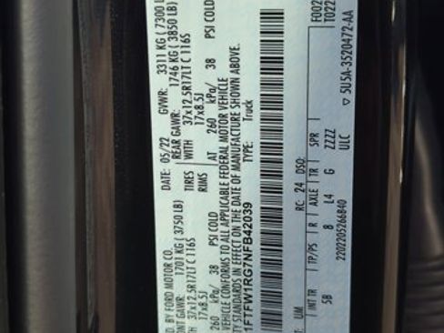 Used 2022 Ford F150 Raptor w/ Raptor 37 Performance Package image 26