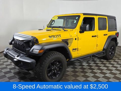 Used 2021 Jeep Wrangler Unlimited Sport AWD/4WD image 3