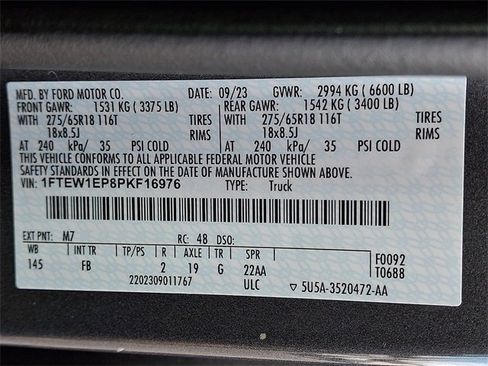 Certified 2023 Ford F150 XLT w/ Equipment Group 302A High image 28