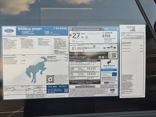 New 2026 Ford Bronco Sport Outer Banks AWD/4WD image 17