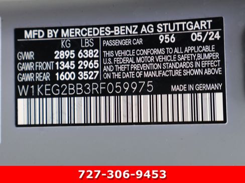 Certified 2024 Mercedes-Benz EQE 350+ Sedan w/ Driver Assistance Package image 29