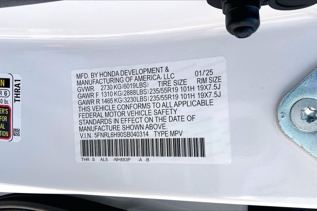 Certified 2025 Honda Odyssey Elite image 18