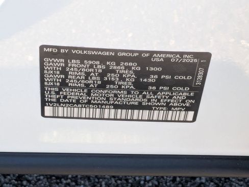 New 2026 Volkswagen Atlas SE image 38