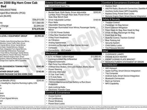New 2025 RAM 2500 Big Horn image 2