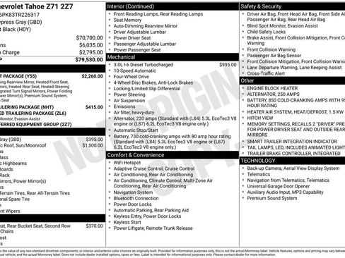 Certified 2026 Chevrolet Tahoe Z71 w/ Comfort Package AWD/4WD image 41