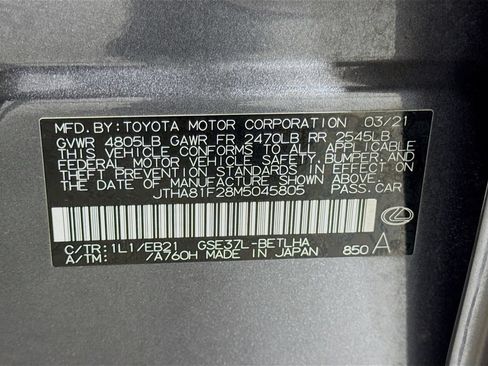Used 2021 Lexus IS 300 AWD w/ Accessory Package 2 image 43