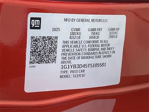 New 2026 Chevrolet Corvette Stingray Preferred Conv w/ 2LT image 26