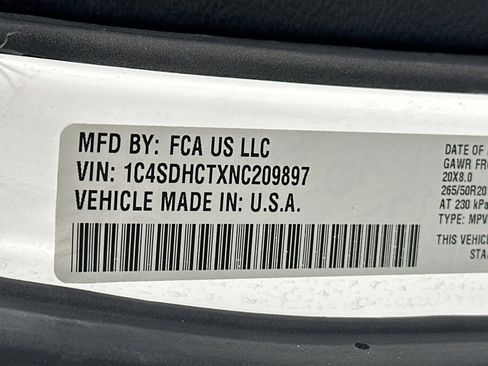 Used 2022 Dodge Durango R/T w/ Blacktop Package RWD image 33