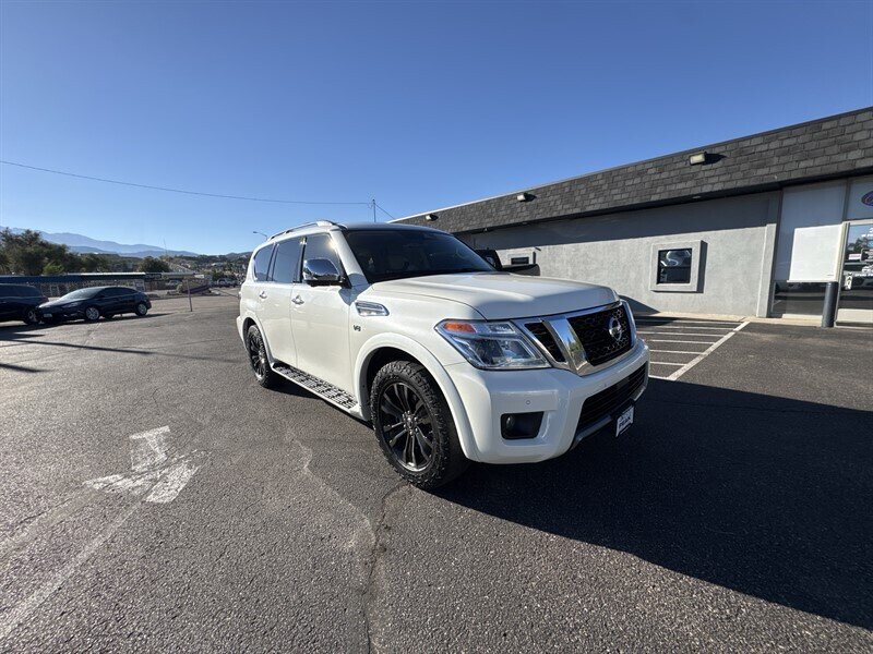 Used 2019 Nissan Armada Platinum w/ Captain's Chairs Package AWD/4WD image 1