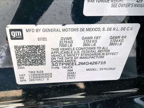 Used 2021 GMC Sierra 1500 AT4 image 44