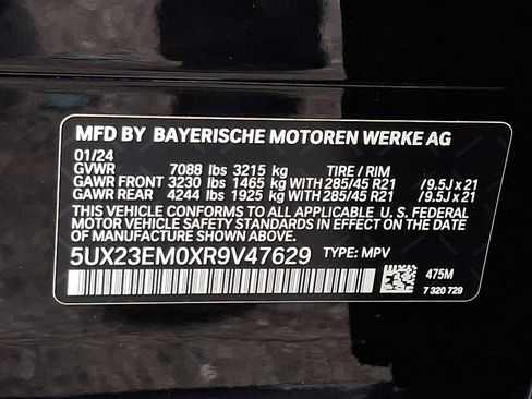 Certified 2024 BMW X7 xDrive40i w/ M Sport Package AWD/4WD image 28