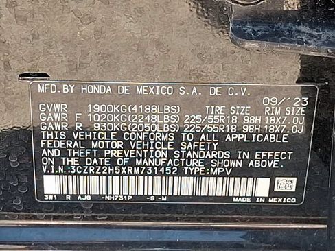 Certified 2024 Honda HR-V Sport image 22