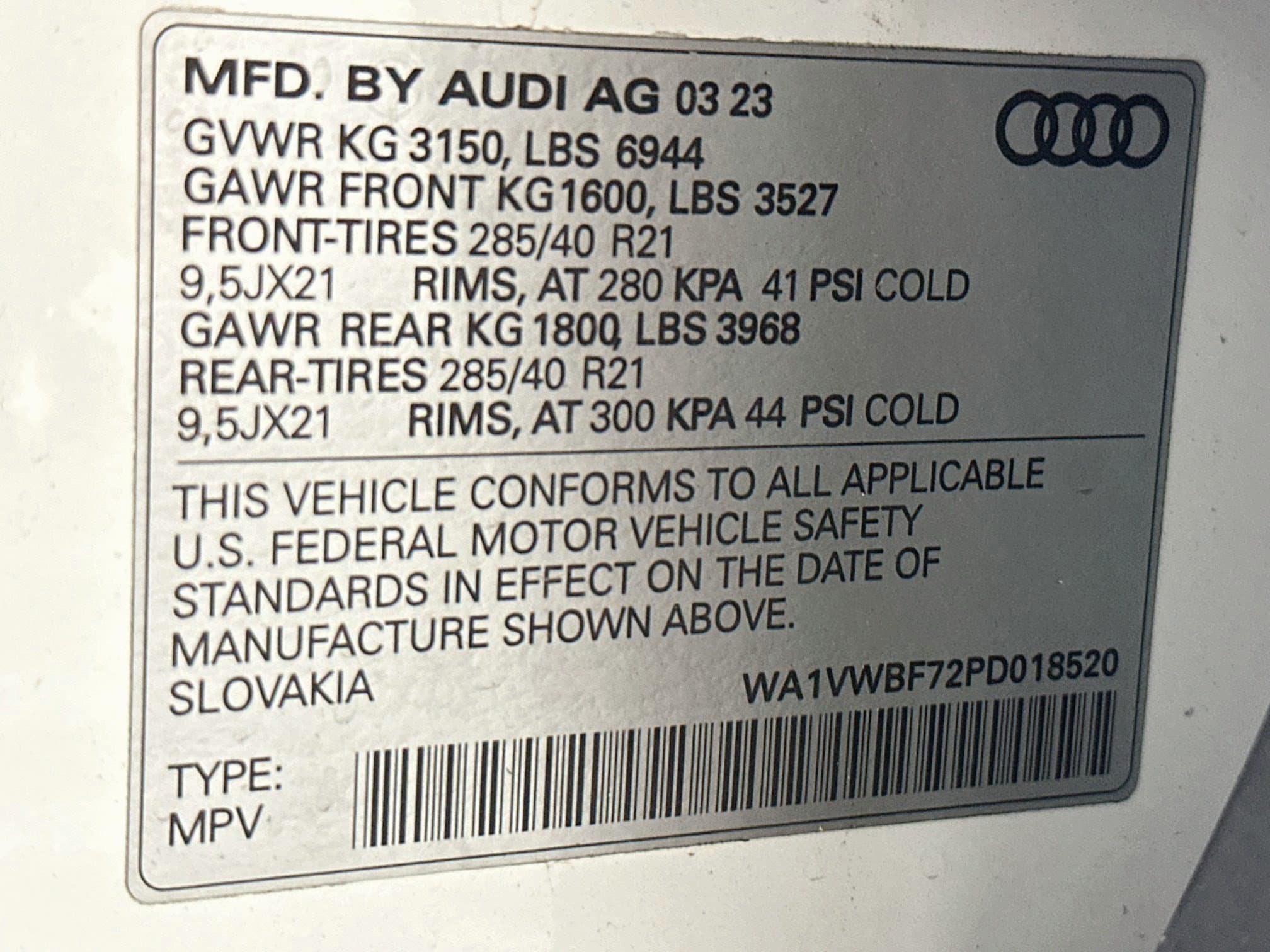 Used 2023 Audi SQ7 Prestige w/ Prestige Package AWD/4WD image 37